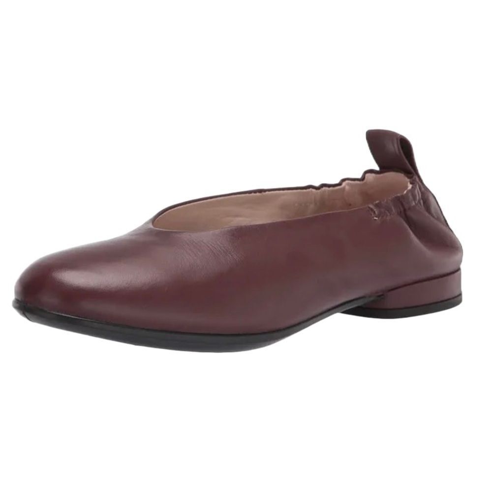 SOLD-ECCO Anine Ballet Flat Leather Size 7 Balletcore Coquette Light Academia - Picture 4 of 12